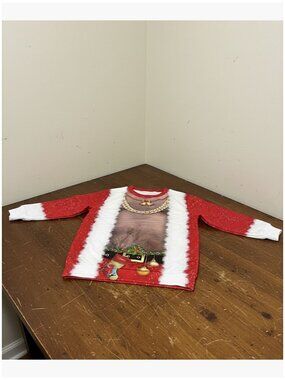 Unisex Ugly Christmas Sweatshirt Novelty 3D Funny Design Sweater